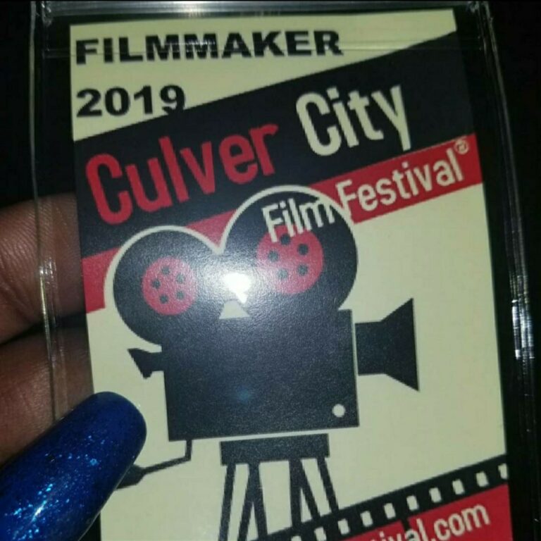 scorpion rising culver city film festival Tiffany Cudjoe badge